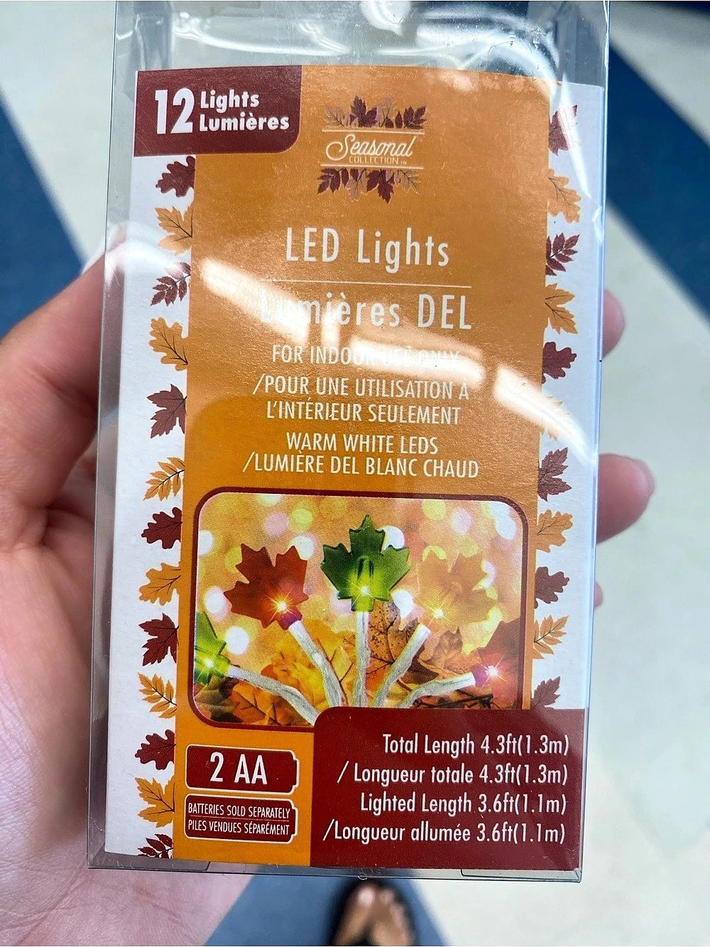 Brand NEW! Canadian Tire Warm White LED Lights 12-Light String Lights